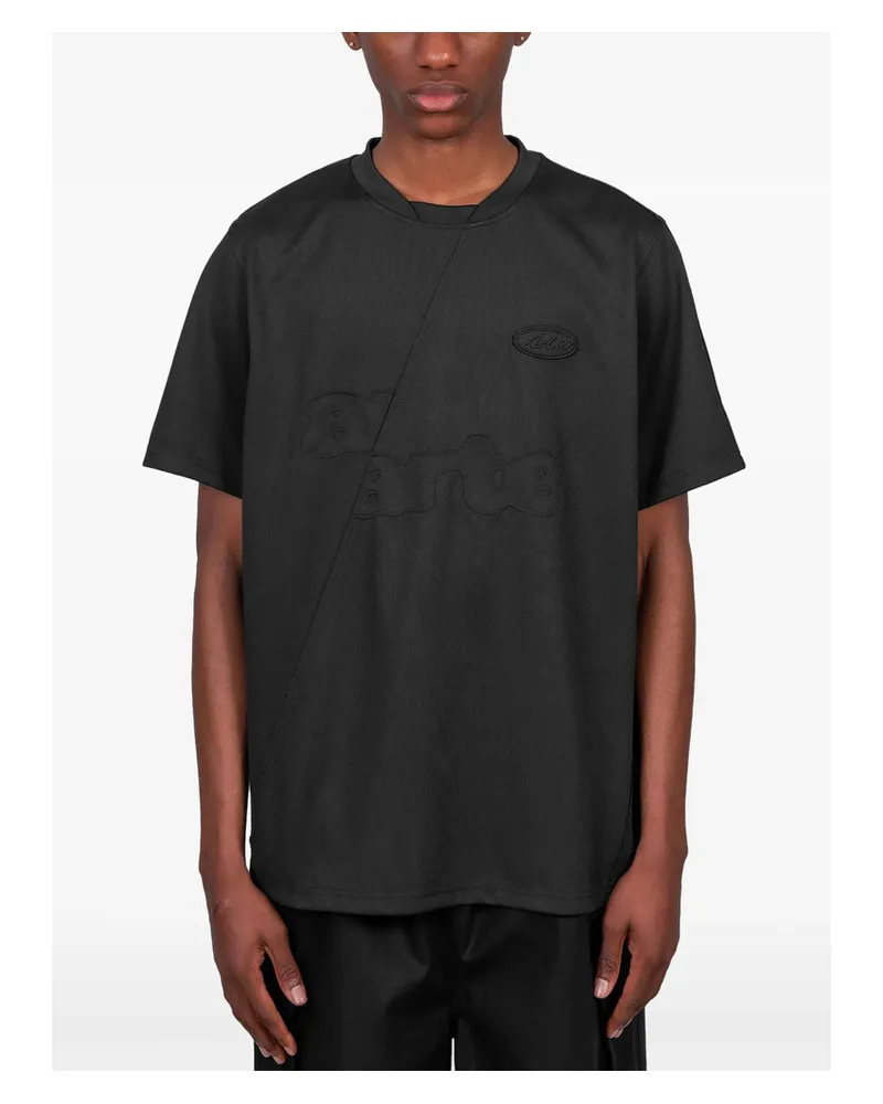 Arte Antwerp Logo-detail T-shirt Black