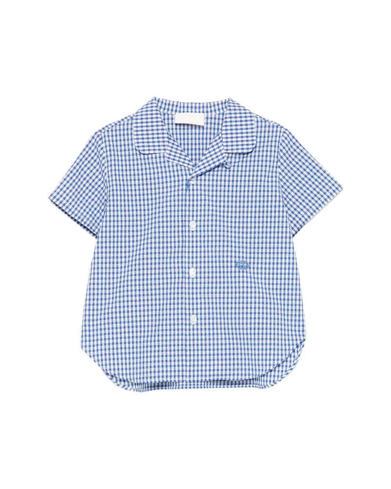 Gucci Gingham Shirt Blue