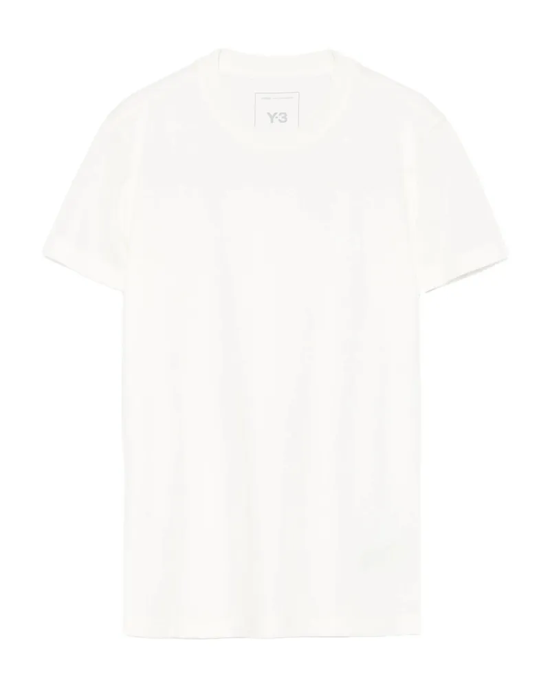 Y-3 Short-sleeve Crew-neck T-shirt White