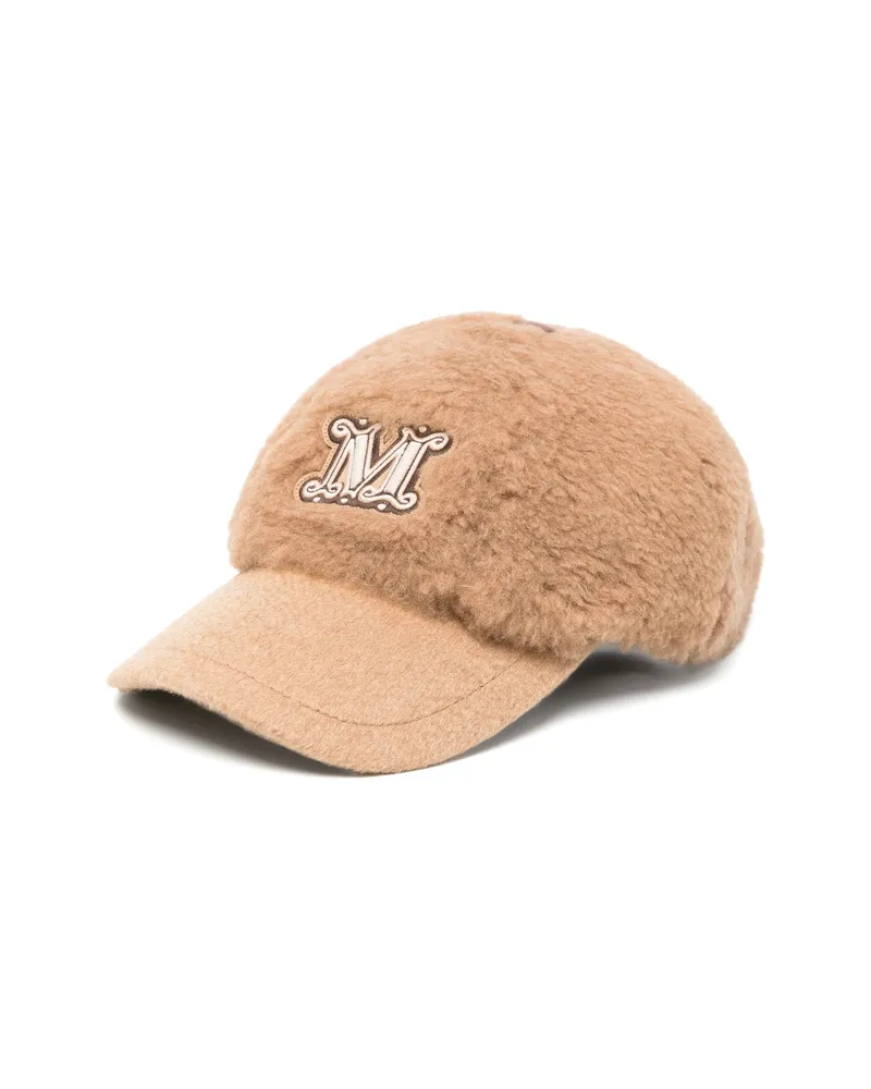 Max Mara Modico Teddy Baseball Cap Neutrals