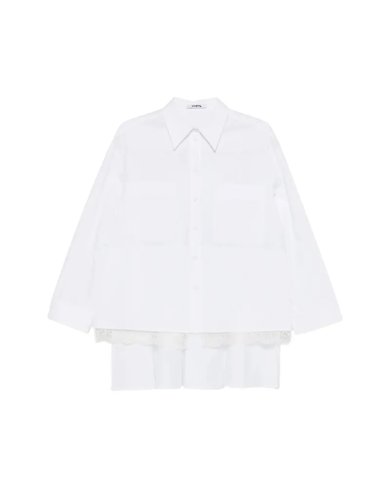 Vivetta Pocket Lace Shirt White