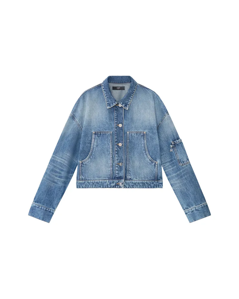 Amiri Denim Work Jacket Blue