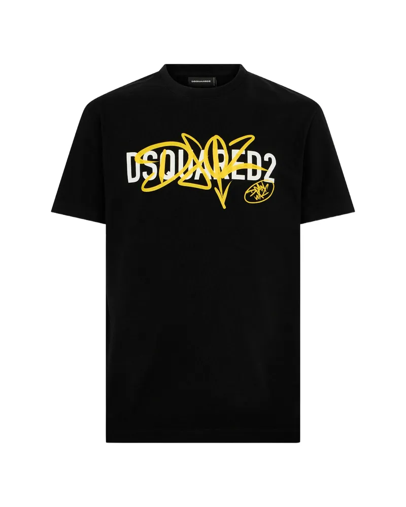Dsquared2 Cotton T-shirt Black