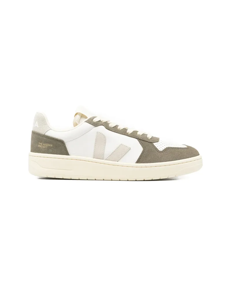 VEJA Panelled Perforated Sneakers Neutrals