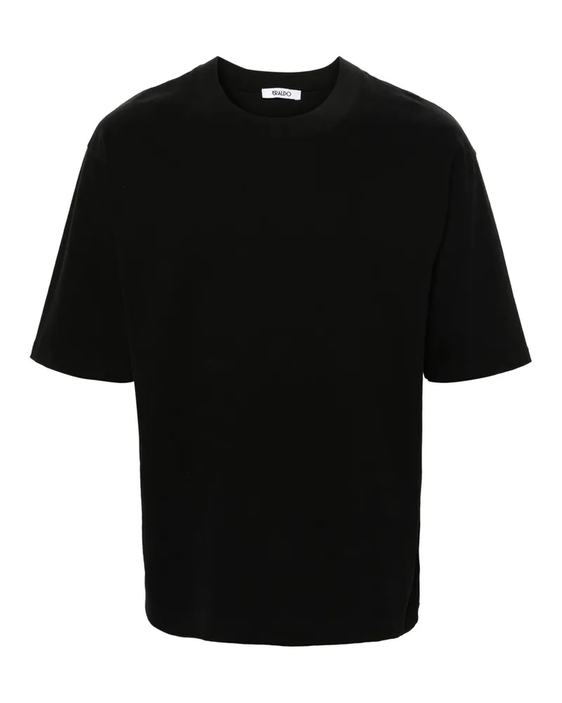 ERALDO Crew-neck Cotton T-shirt Black