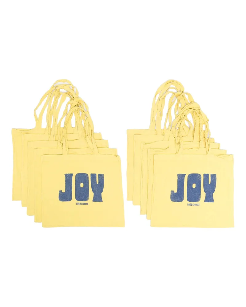 BOBO CHOSES Printed Bag Yellow