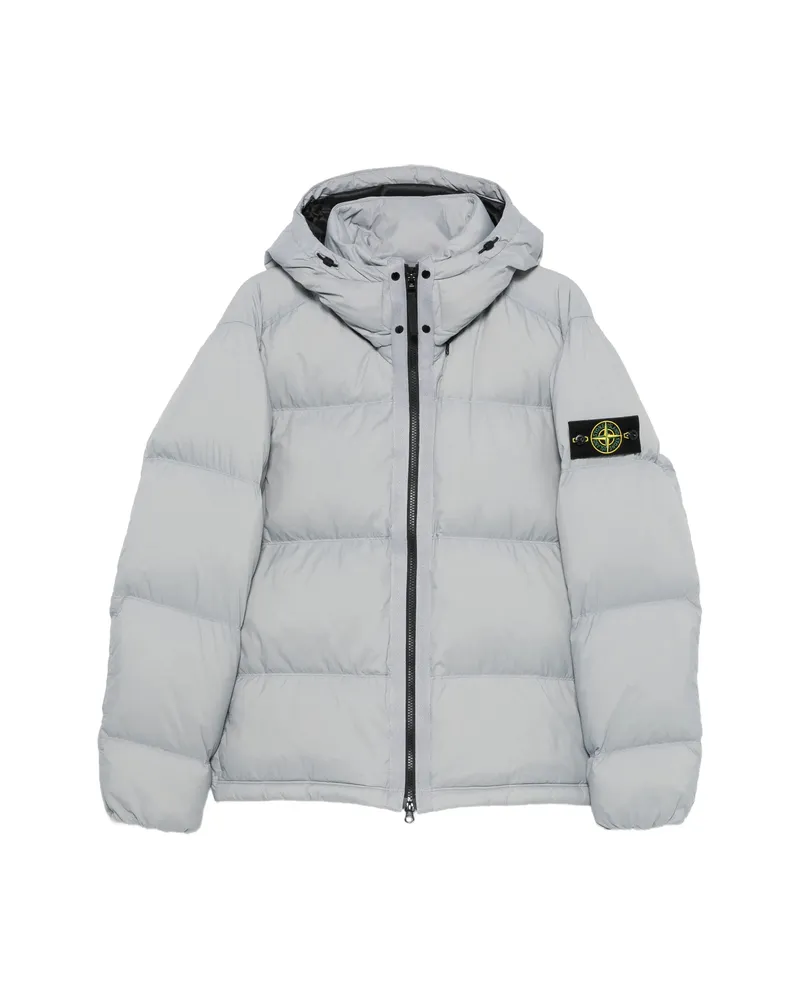Stone Island Matt Ripstop Cordura Hooded Padded Jacket Grey
