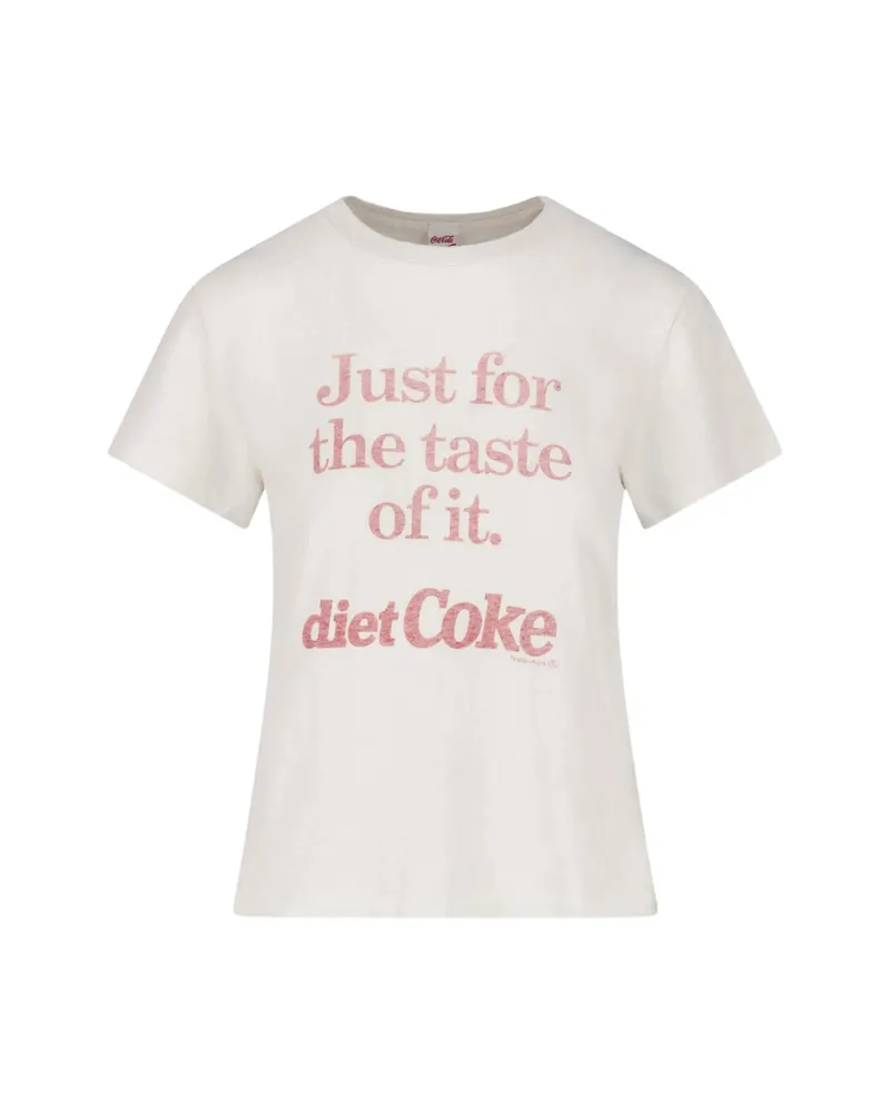 RE/DONE Diet Coke Slogan-print T-shirt White