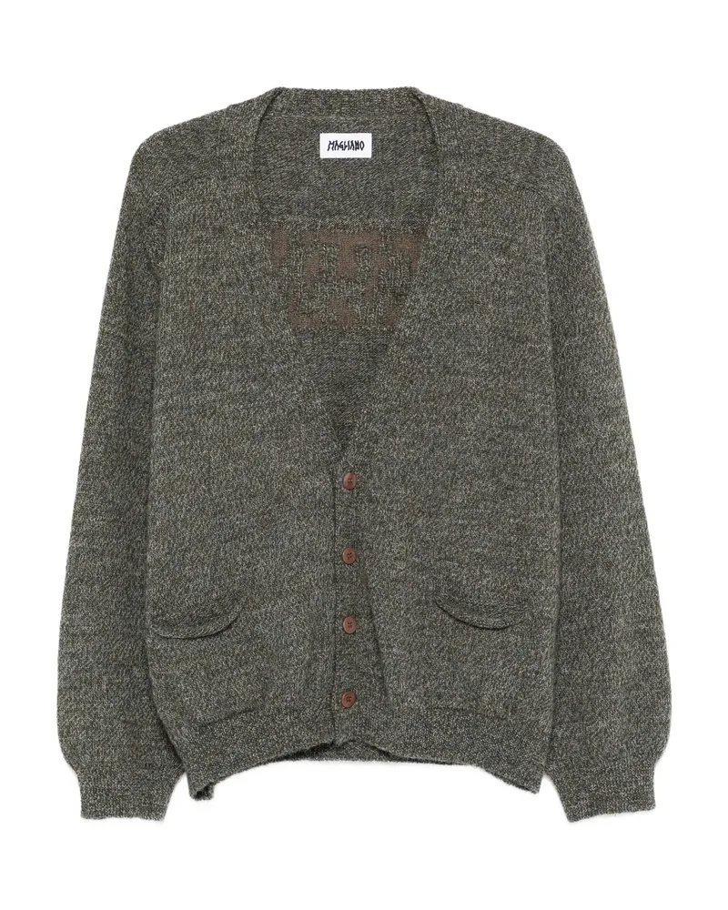 Magliano Buttoned Patch-pockets Cardigan Grey