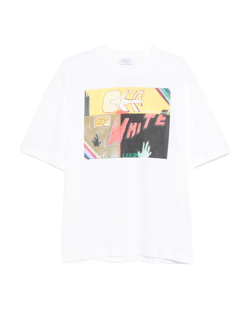 OFF-WHITE Graphic-print T-shirt White