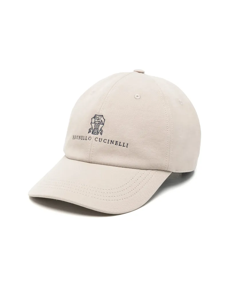 Brunello Cucinelli Logo-embroidered Baseball Cap Neutrals