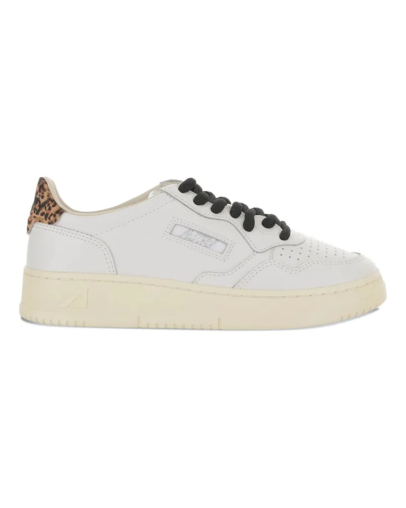 AUTRY Medalist Leopard Sneakers White