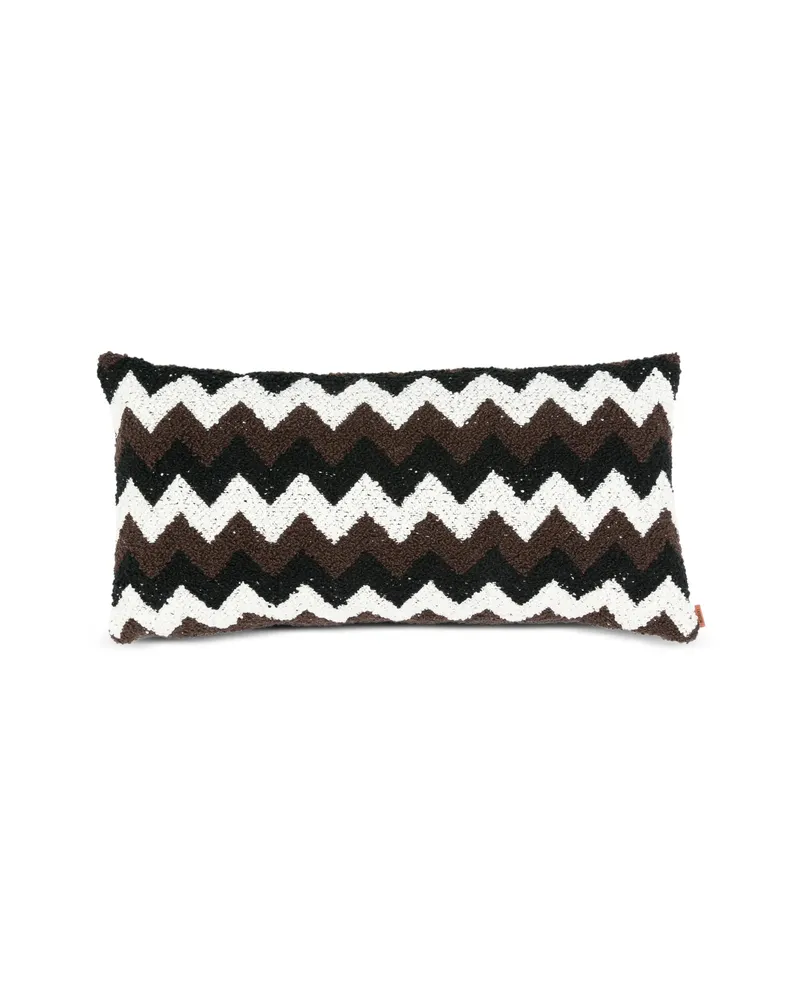 Missoni Home Zig-zag Cushion Black