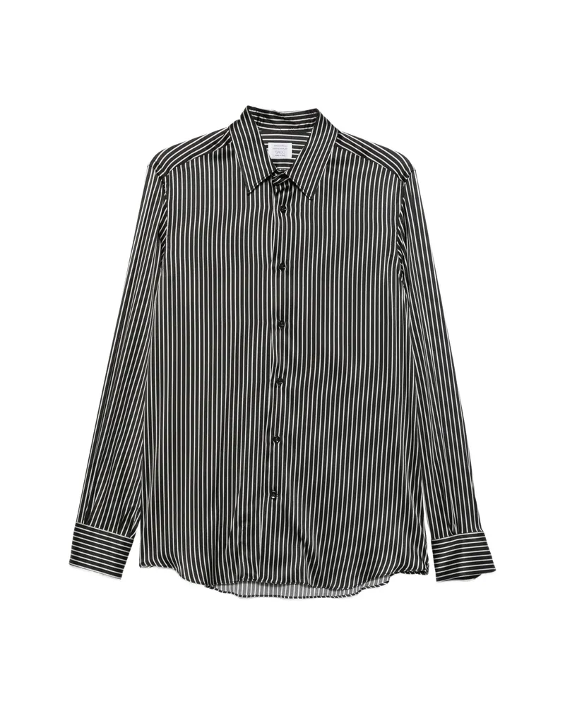 MAZZARELLI Striped Shirt Black