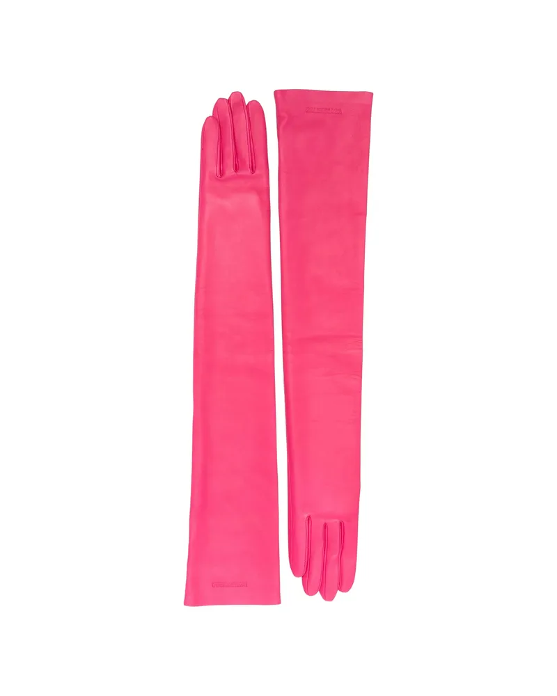 Balenciaga Long Gloves Pink