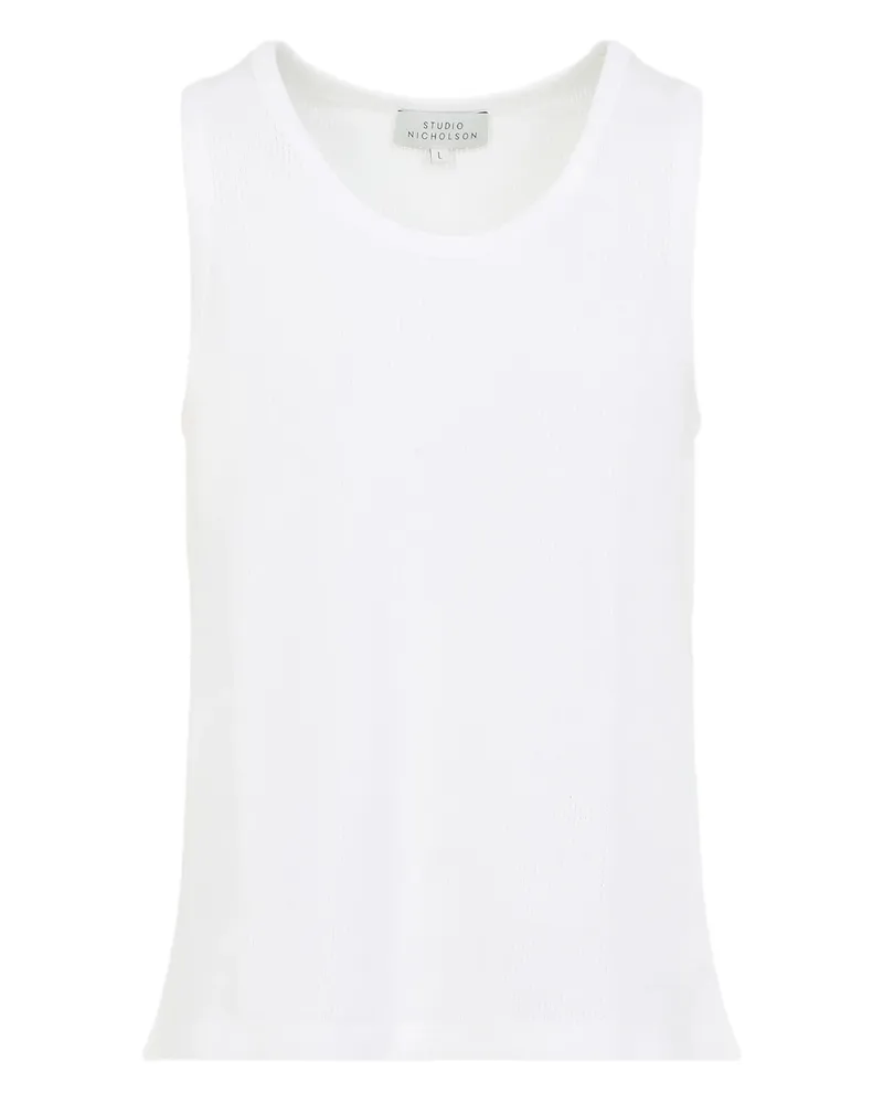Studio Nicholson Ribbed T-shirt White