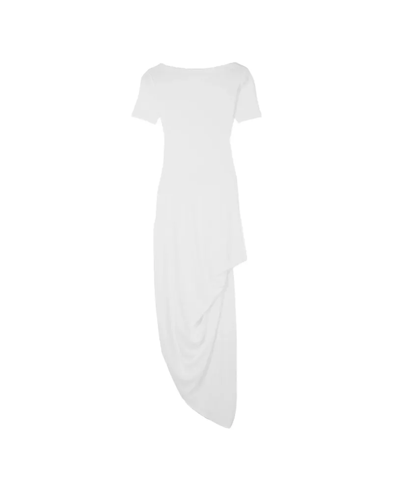 Jacquemus The Sole Open-back Draped Dress White