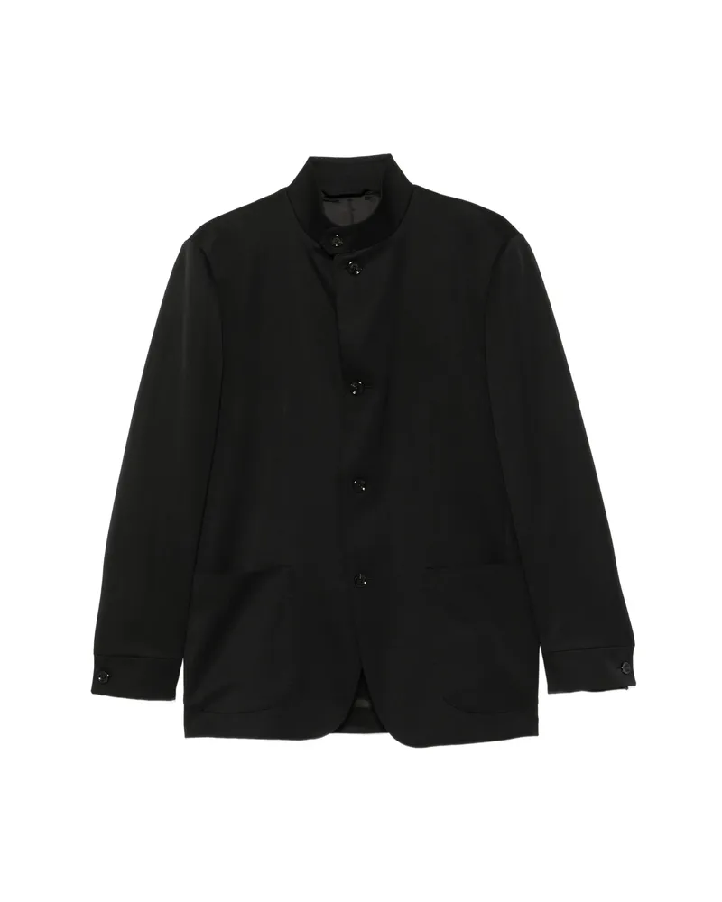 LARDINI Button-fastening Blazer Black