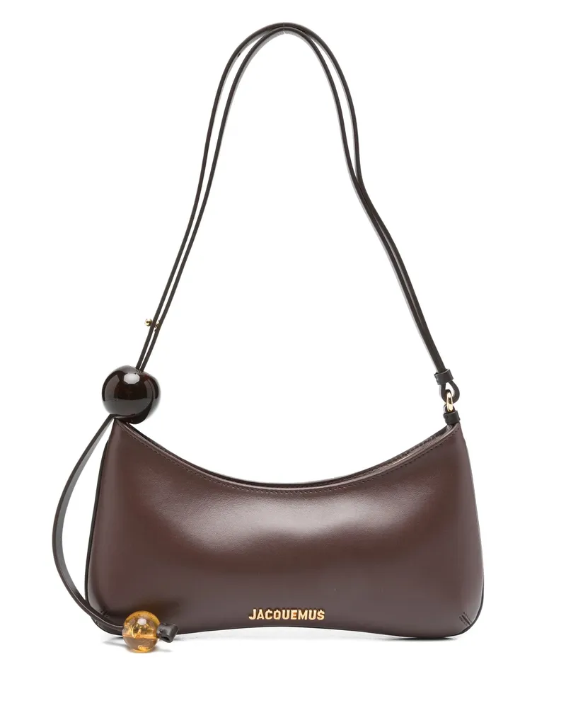 Jacquemus JACQUEMUS LE BISOU PERLE SHOULDER BAG Brown