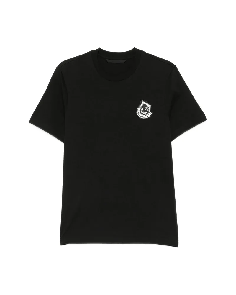 Moncler Logo-patch T-shirt Black