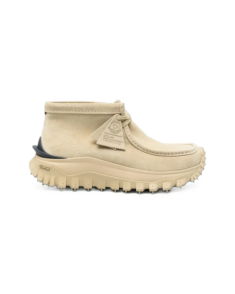 Moncler X Clarks Trailgrip Wallabee GTX Desert Boots Neutrals