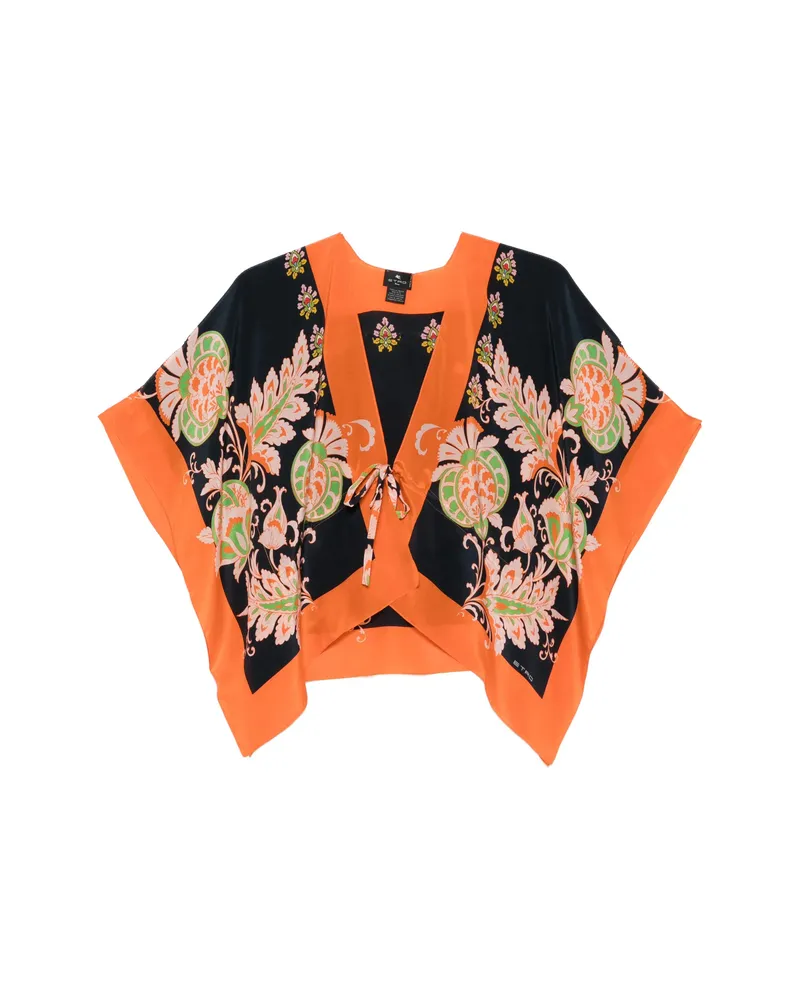 Etro Floral-pattern Blouse Orange