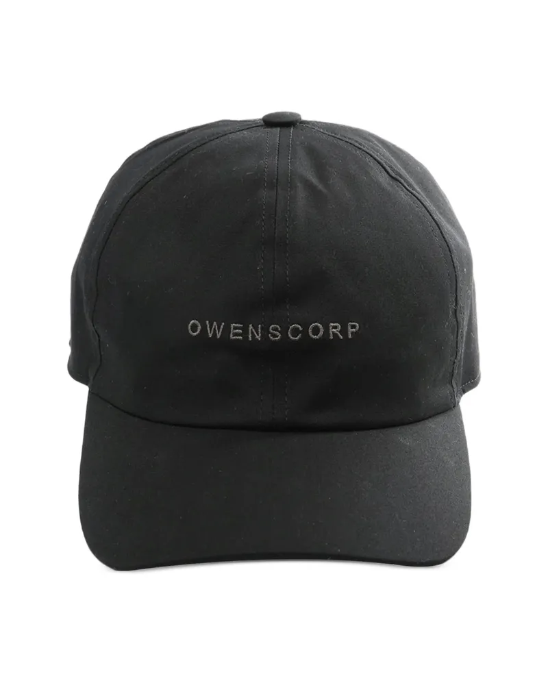 Rick Owens Logo Baseball Cap Hat Black