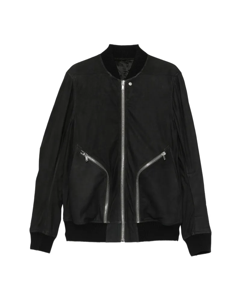 Rick Owens Zip-detail Bomber Jacket Black
