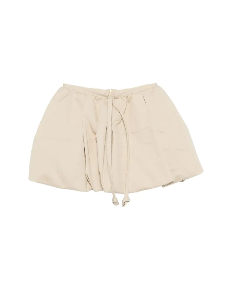 Patou Bow-detail Bubble-hem Skirt Green