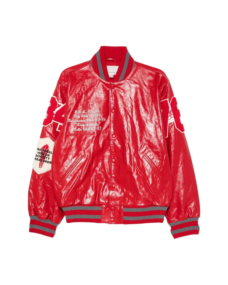 ERL Patch-detail Varsity Jacket Red