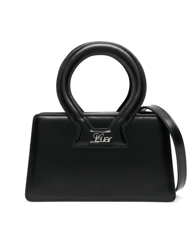 Luar Ana Leather Shoulder Bag Black