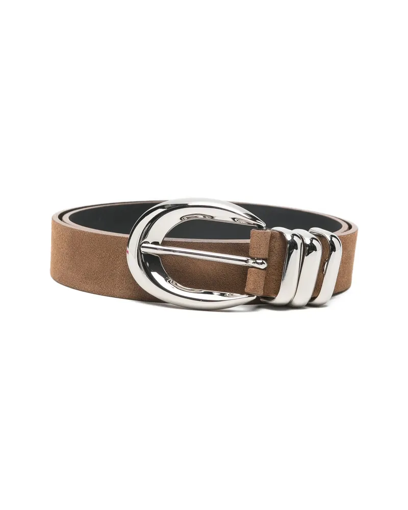 Federica Tosi Emily Leather Belt Brown