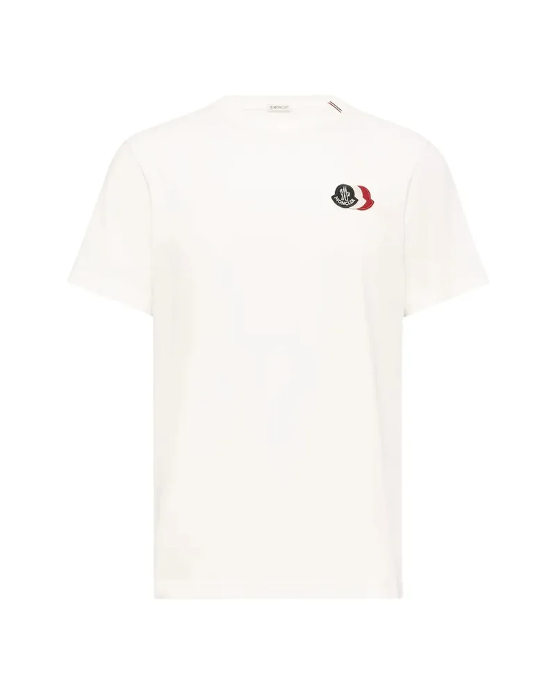 Moncler Logo-patch T-shirt White