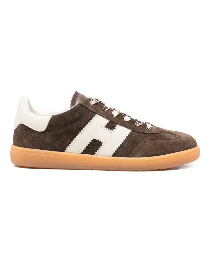 Hogan Cool Suede Sneakers Brown