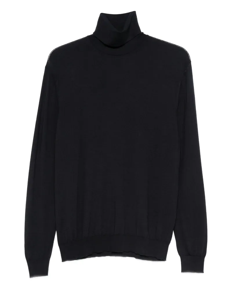 Malo Roll-neck Sweater Black