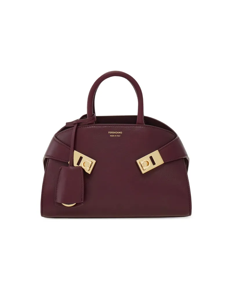 Ferragamo Extra-small Hug Tote Bag Red