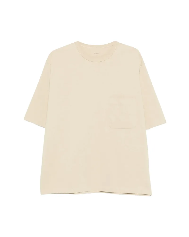 Christophe Lemaire Patch-pocket Short-sleeve T-shirt Neutrals