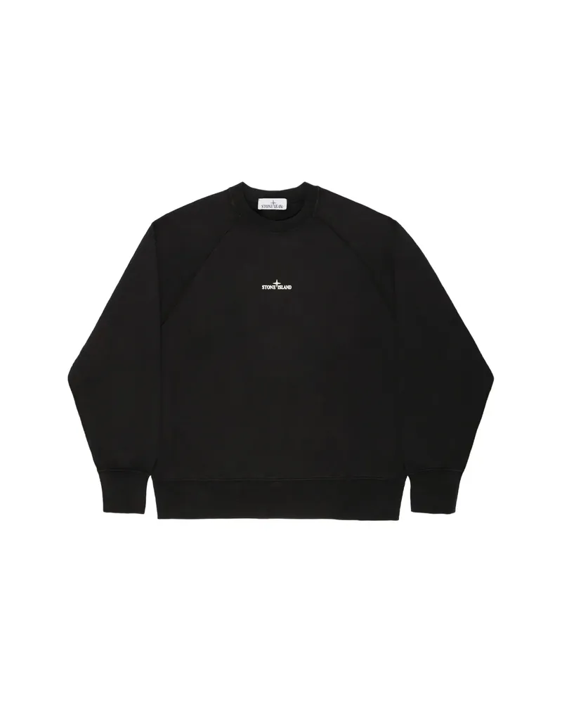Stone Island Logo-print Sweatshirt Black