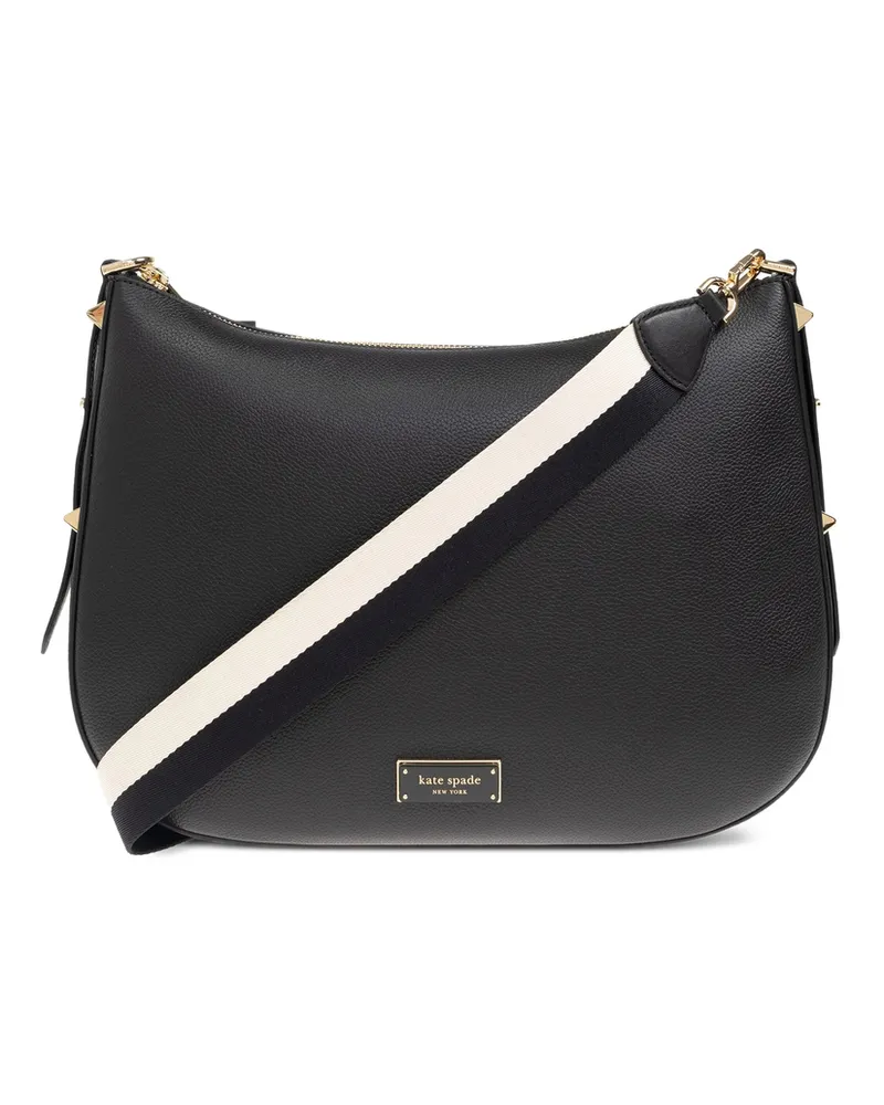 Kate Spade Logo-plaque Shoulder Bag Black