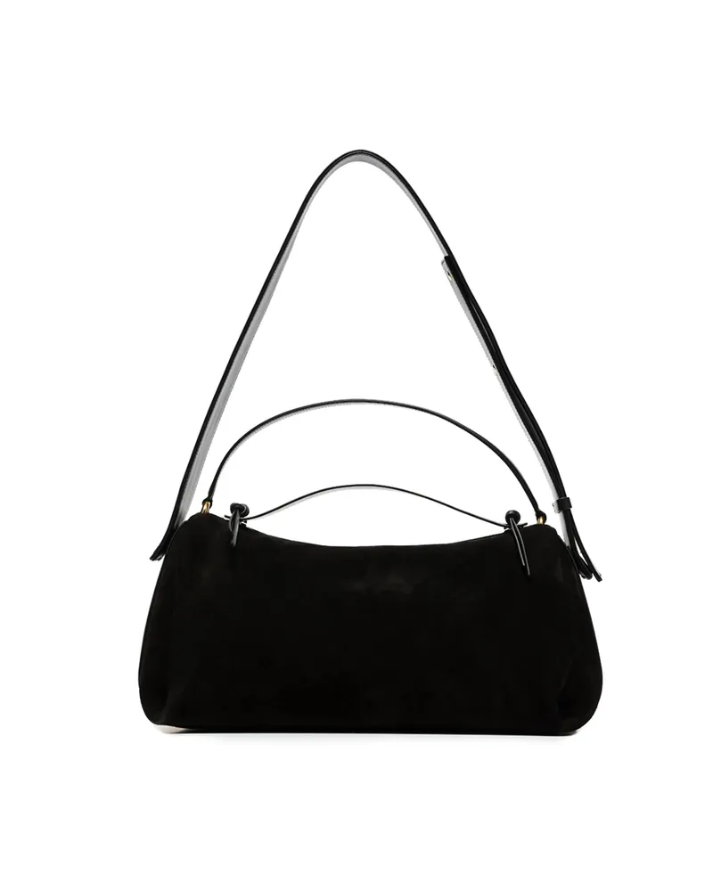 NEOUS Scorpius Leather Shoulder Bag Black