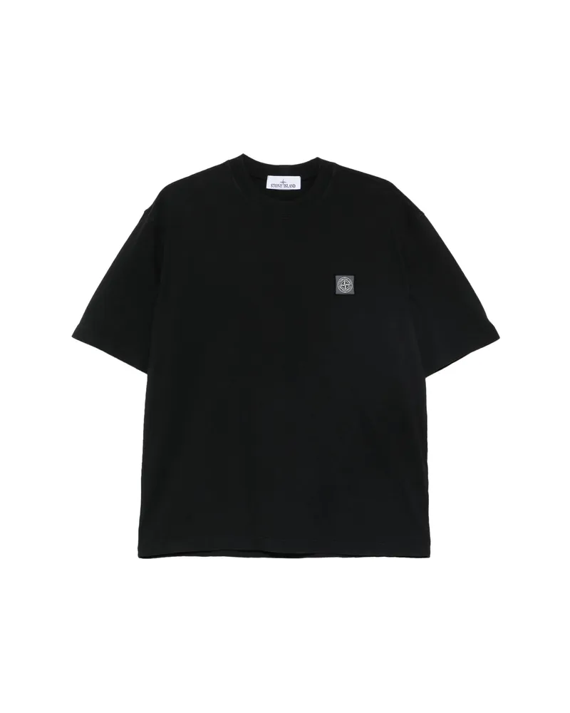 Stone Island Logo-patch T-shirt Black