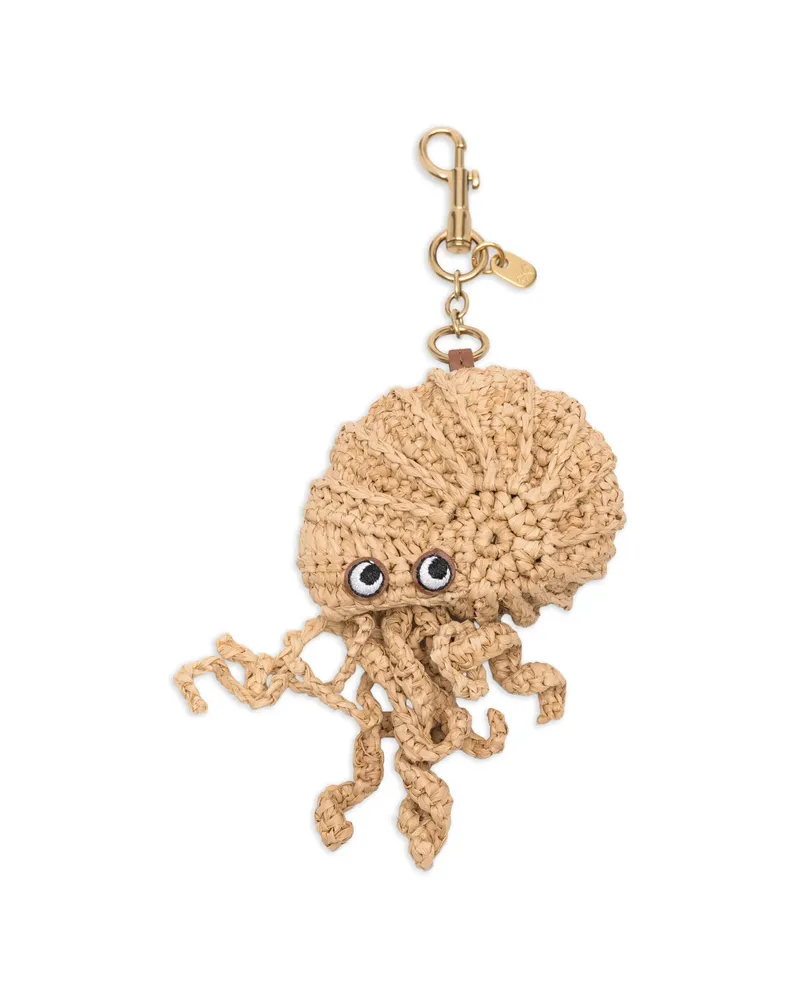 Anya Hindmarch Hermit Crab Charm Keyring Neutrals