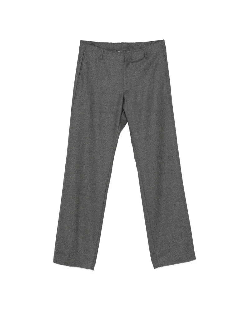 Maison Margiela Raw-edge Tailored Trousers Grey