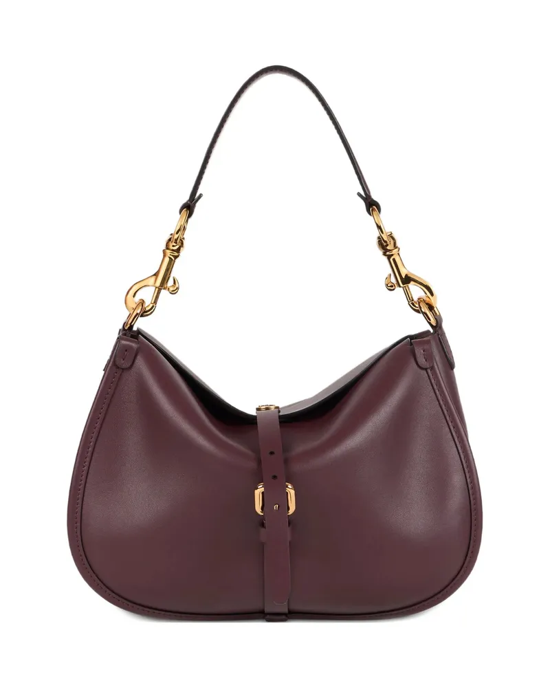 Etro Buckle-fastening Leather Backpack Brown