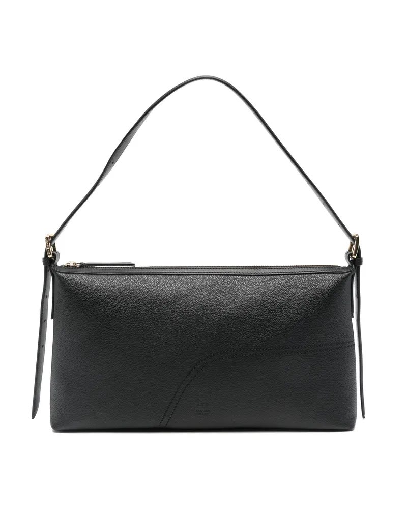ATP Atelier Castellare Zip Shoulder Bag Black