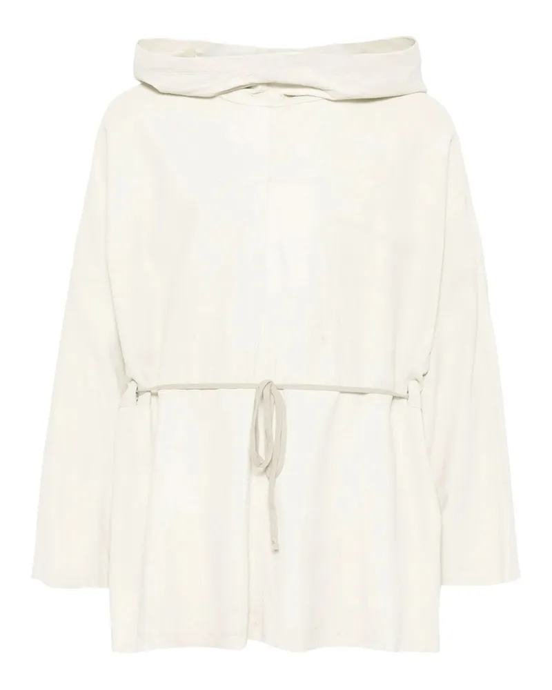 Rick Owens Hooded Tunic Neutrals