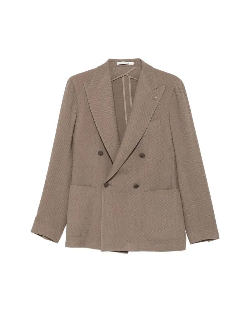 Tagliatore Double-breasted Jacket Brown
