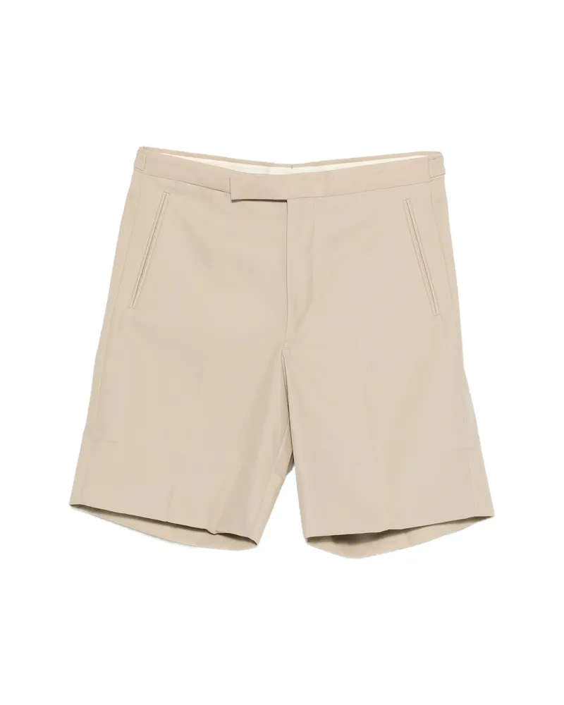 Prada Pocket Zip-fastening Shorts Neutrals