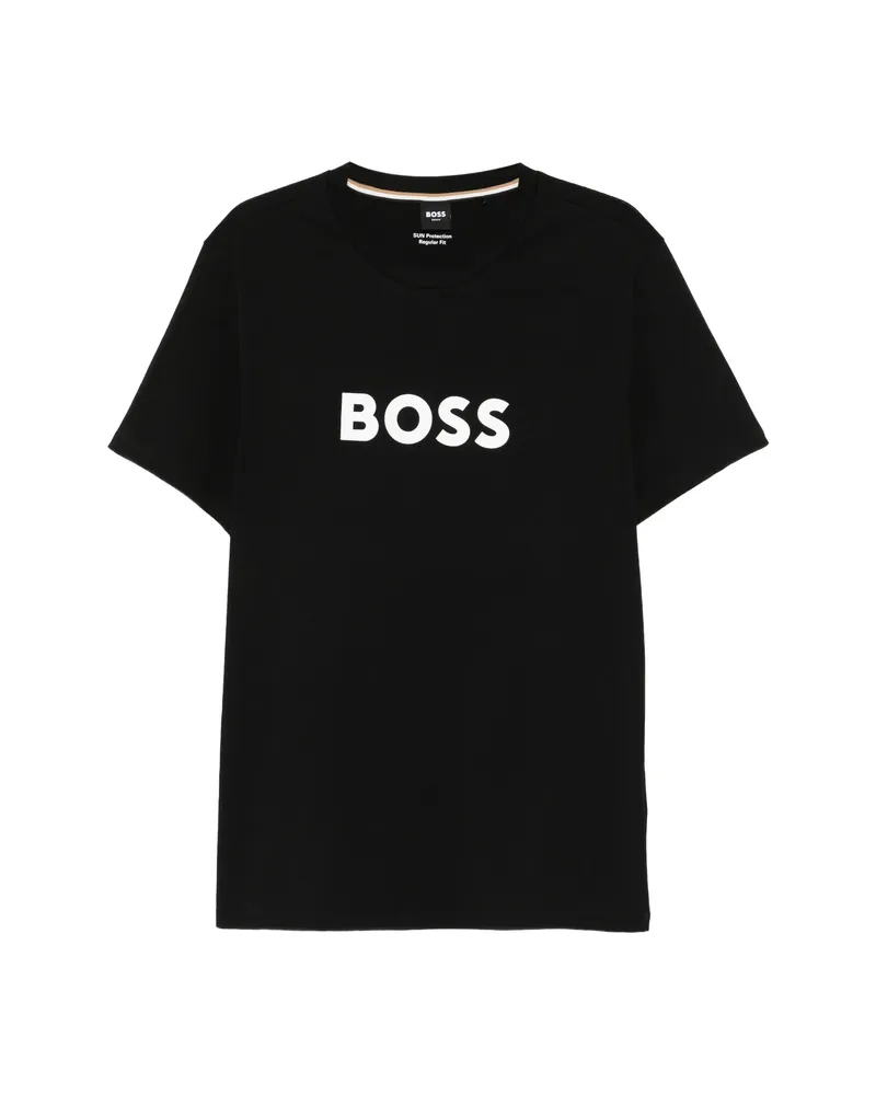 HUGO BOSS Logo-print T-shirt Black