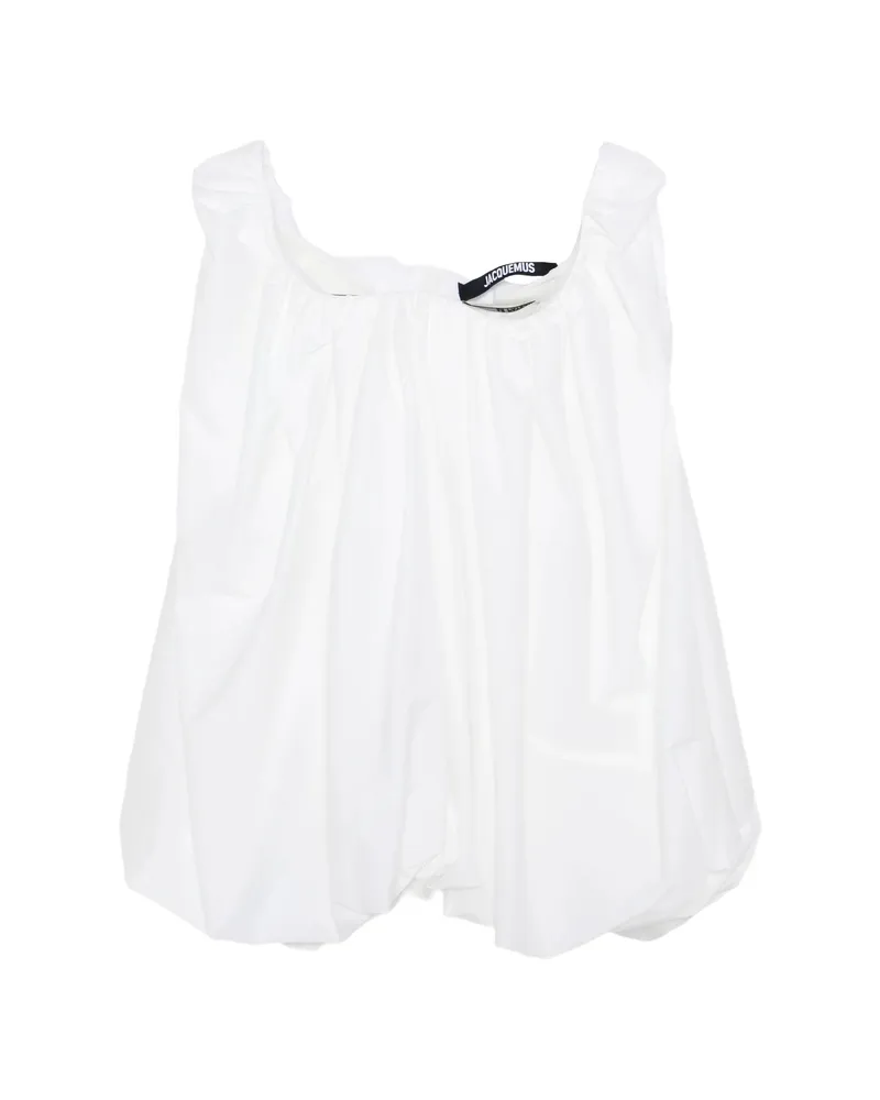 Jacquemus Square-neck Top White